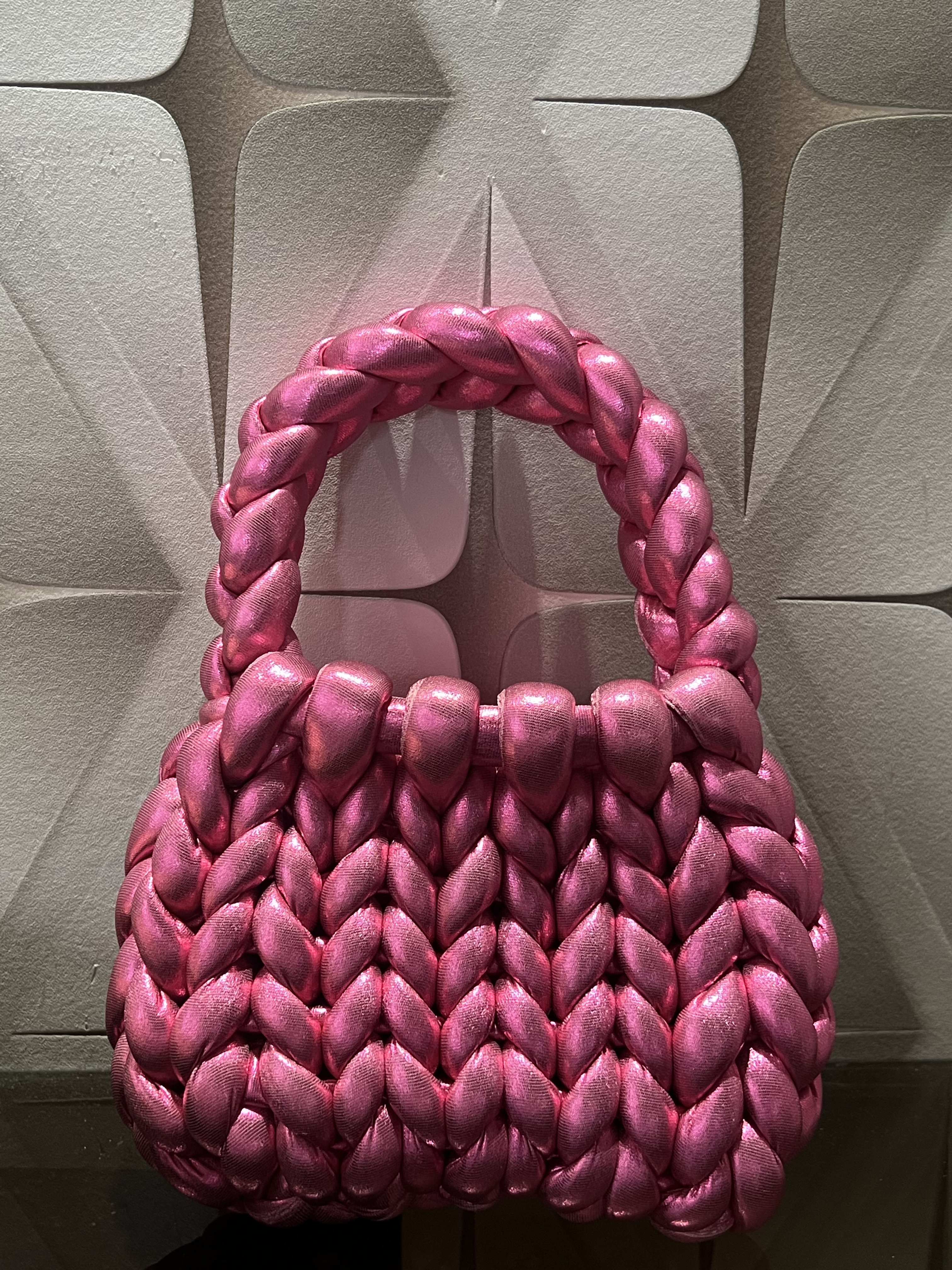 Metallic Leather Bag